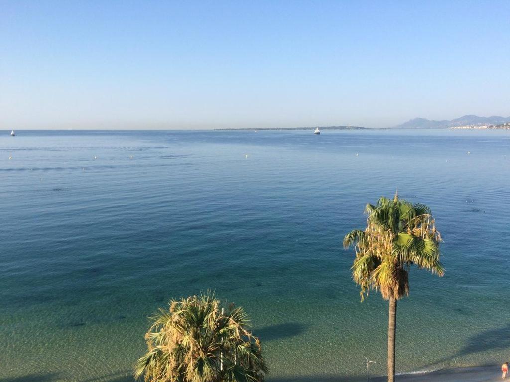 Charmant 2P Vue Mer Face Au Port De Golfe Juan Zewnętrze zdjęcie